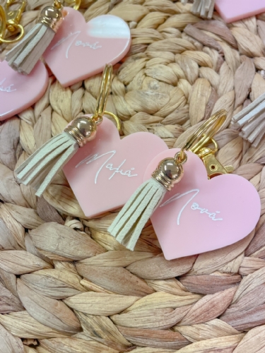 Μπρελόκ Set Μαμά Νονά Ροζ Μπρελόκ Set Μαμά Νονά Ροζ