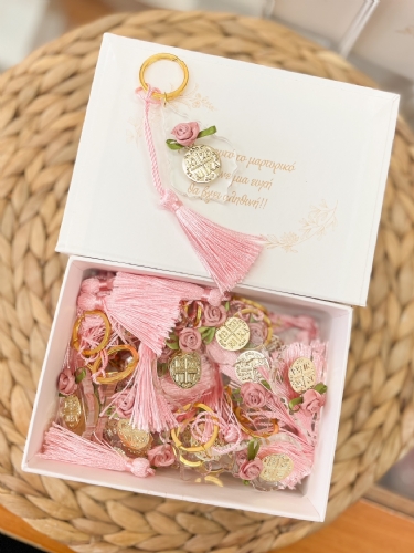 Μπρελόκ Plexiglass Φούντα Μπρελόκ Plexiglass Φούντα