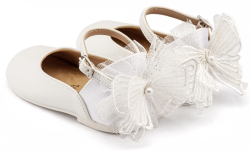 Γοβάκι πεταλούδα λευκό Γοβάκι πεταλούδα λευκό